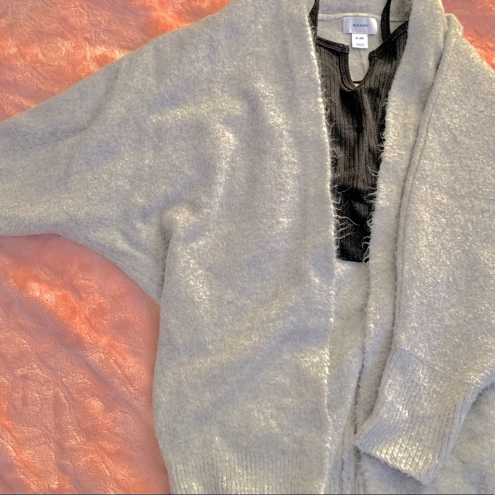 Girls Old Navy Cardigan Gray Size XL (fits 10-12)